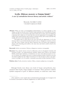 Scylla: Hideous monster or femme fatale?