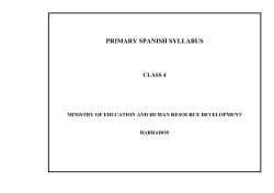 TABLE OF CONTENTS - Media Resource Department