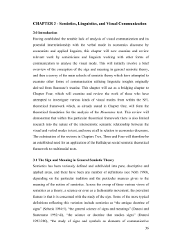 Semiotics, Linguistics, and Visual Communication