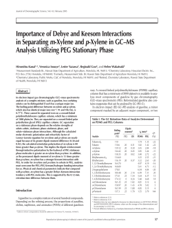 Importance of Debye and Keesom Interactions in Separating m