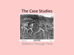 The Case Studies