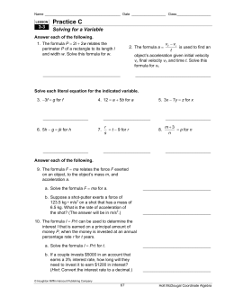 Practice C