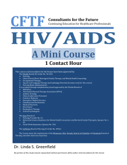 A Mini Course - Consultants for the Future