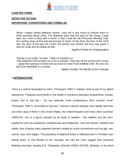 1 SHORT DESCRIPTIVE TITLE (provisional)