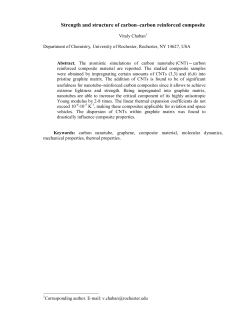 Strength and structure of carbon&ndash;carbon