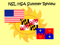 NSL Summer Review - Montgomery County Public Schools