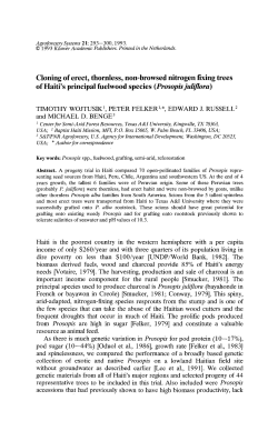 Agroforestry Systems