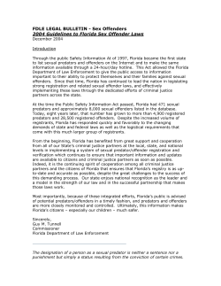 FDLE LEGAL BULLETIN - Collier County Sheriff`s Office