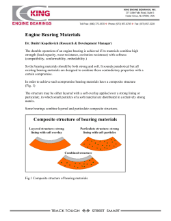 Engine Bearing Materials