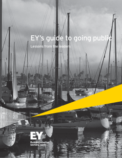 EY Guide to Going Public