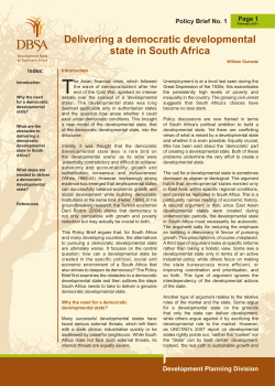 Lyn Newsletter 1.indd - Development Bank of Southern Africa