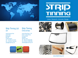 Strip Tinning Automotive