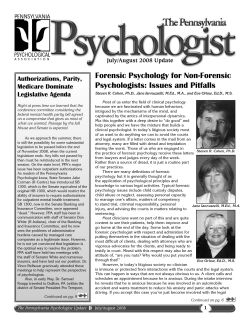 Forensic Psychology for Non-Forensic Psychologists