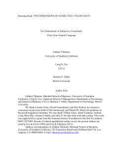 Manuscript Two Dimensions of Subjective Uncertainty-7-10-15