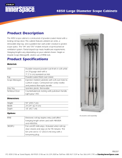 4850AA Large Diameter Scope Cabinet