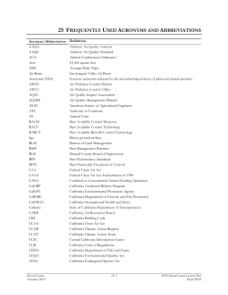 25 Acronyms - Merced County