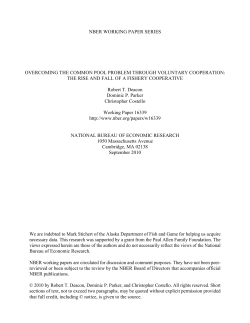 Overcoming the common pool problem through voluntary