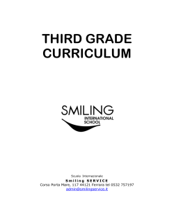 third grade curriculum - Smiling International School