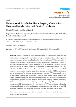 Delineation of First-Order Elastic Property Closures for Hexagonal