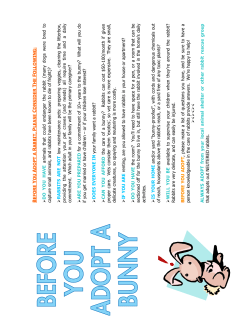 Shelter Pdfs English - House Rabbit Society