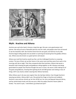 Myth: Arachne and Athena
