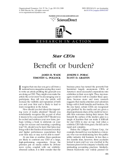 Benefit or burden? - Georgetown University