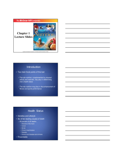Chapter 1 Lecture Slides