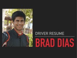 Driver Resume Keynote.key