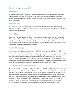 Director Independence (U.S.)