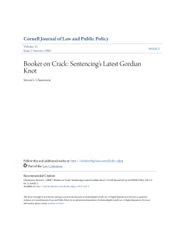 Booker on Crack: Sentencing`s Latest Gordian Knot