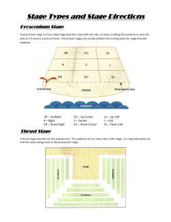 Stage Types and Stage Directions