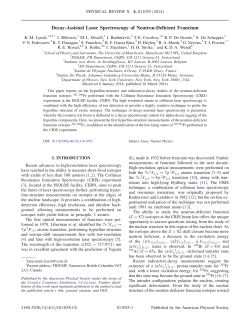 Decay-Assisted Laser Spectroscopy of Neutron