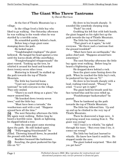 The Giant Who Threw Tantrums - North Carolina Public Schools