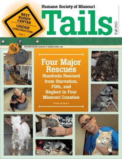 Fall 2015 - Humane Society of Missouri