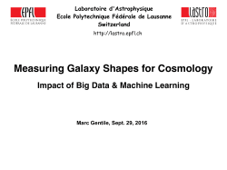 Measuring Galaxy Shapes for Cosmology