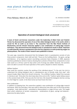 Press Release  - Max-Planck