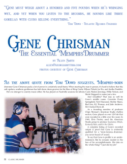 Gene Chrisman The Essential Memphis Drummer