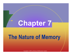 Memory - McGraw-Hill Education Canada