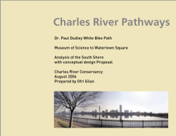 Charles River Pathways - Charles River Conservancy