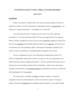 Read essay  - The James Petras Website