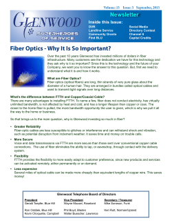 3rd Quarter - Glenwood Telephone