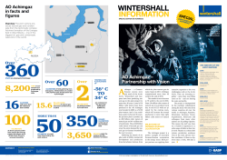 Achimgaz factsheet - Wintershall Holding GmbH