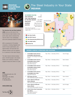 The Steel Industry in Your State - American Iron and Steel Institute