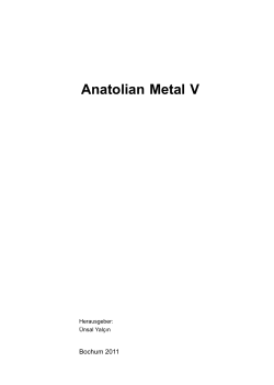 Anatolian Metal V - Deutsches Bergbau