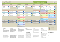 2015 class time table