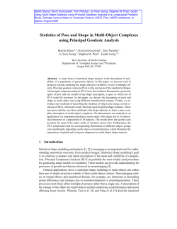 Statistics of Pose and Shape in Multi-Object Complexes