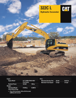 322C L Hydraulic Excavator, AEHQ9052-01