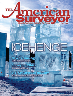 Stonehenge on Ice - The American Surveyor