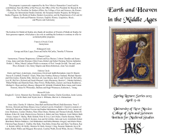 Earth and Heaven in the Middle Ages