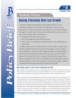 Dealing Effectively With Fast Growth